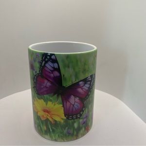 025-Unit Tea Spring Butterfly Ceramic Mug